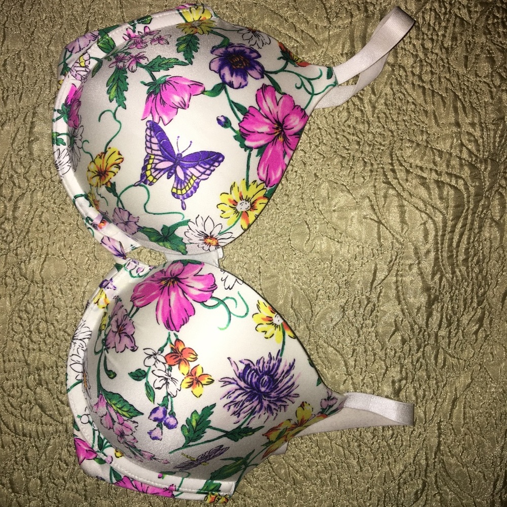 Butterfly Patterned Bra